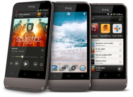 HTC One V telefonok egymás mellett