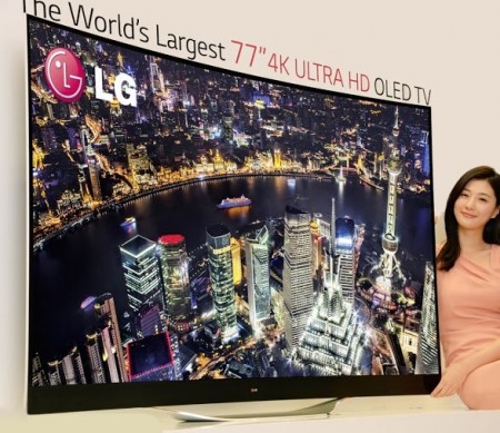 LG 77EC9800 ívelt OLED UHDTV