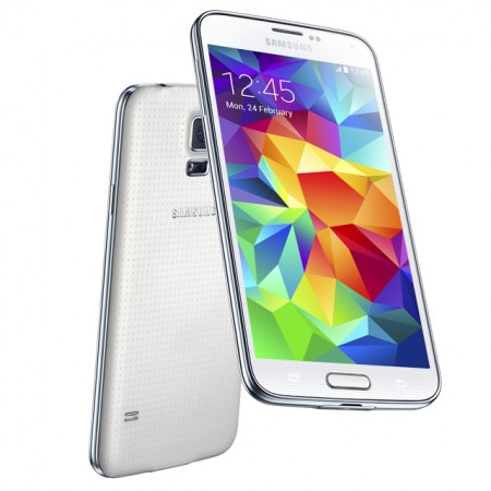 Samsung Galaxy S5 fehér okostelefon